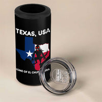 Chupacabra Texas 4 in 1 Can Cooler Tumbler Home Of El Chupacabra Gothic Horror Gift