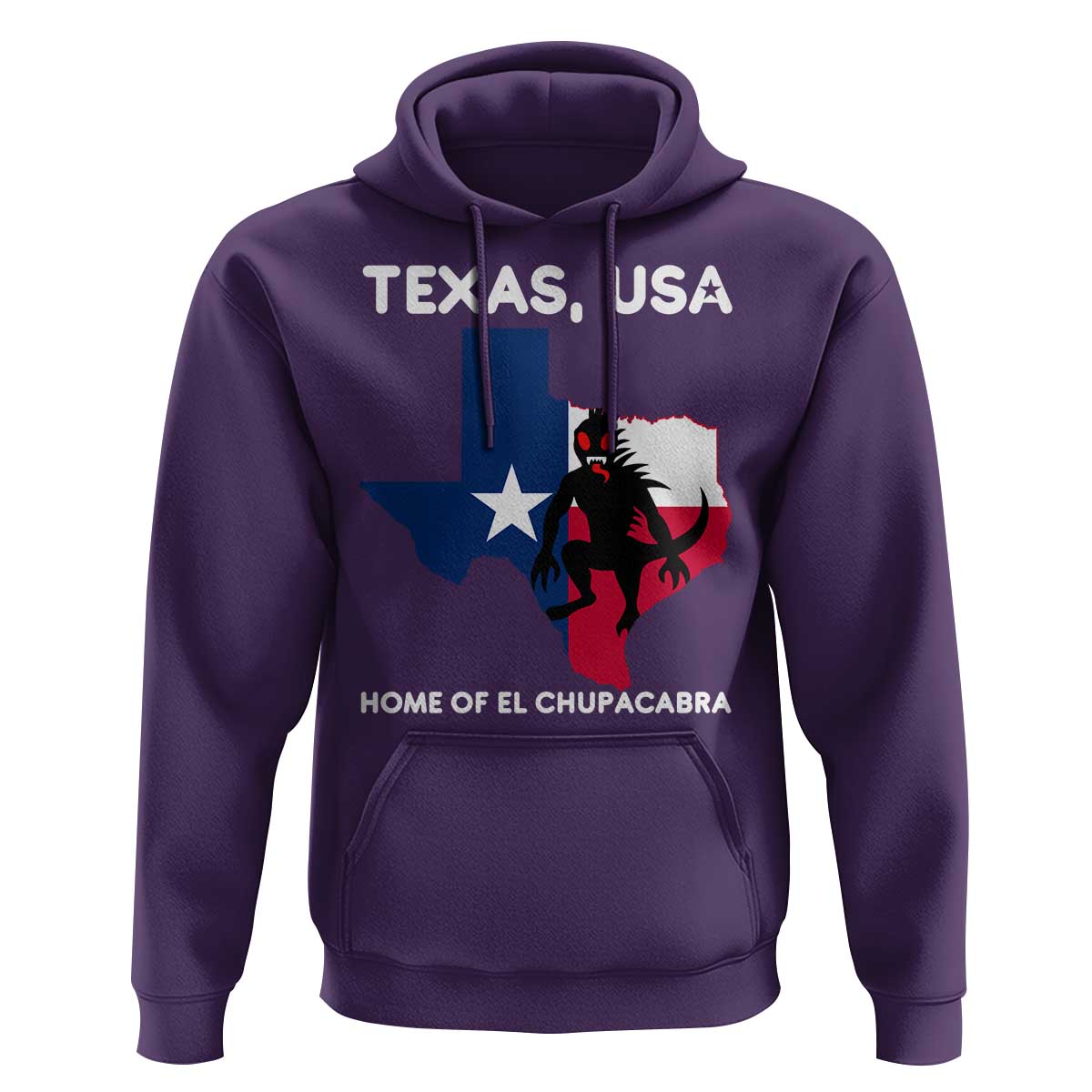 Chupacabra Texas Hoodie Home Of El Chupacabra Gothic Horror Gift - Wonder Print Shop