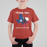 Chupacabra Texas T Shirt For Kid Home Of El Chupacabra Gothic Horror Gift - Wonder Print Shop
