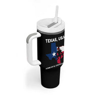 Chupacabra Texas Tumbler With Handle Home Of El Chupacabra Gothic Horror Gift
