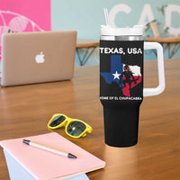 Chupacabra Texas Tumbler With Handle Home Of El Chupacabra Gothic Horror Gift