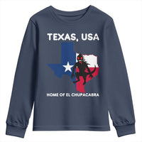 Chupacabra Texas Youth Sweatshirt Home Of El Chupacabra Gothic Horror Gift - Wonder Print Shop