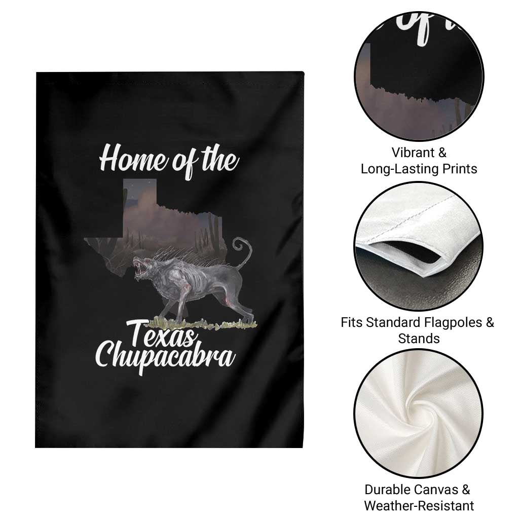 Chupacabra Garden Flag Home Of The Texas Gothic Folklore Gift - Wonder Print Shop