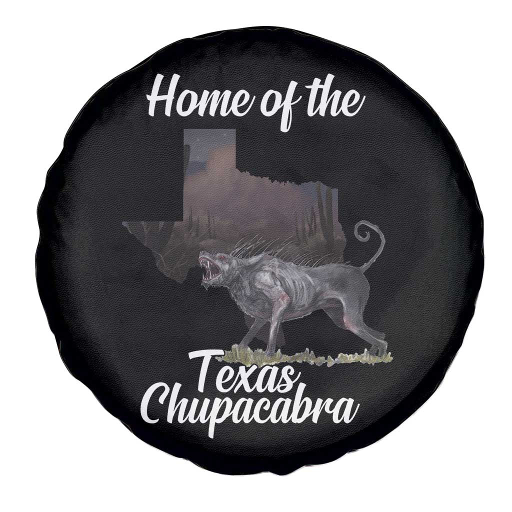 Chupacabra Spare Tire Cover Home Of The Texas Gothic Folklore Gift - Wonder Print Shop