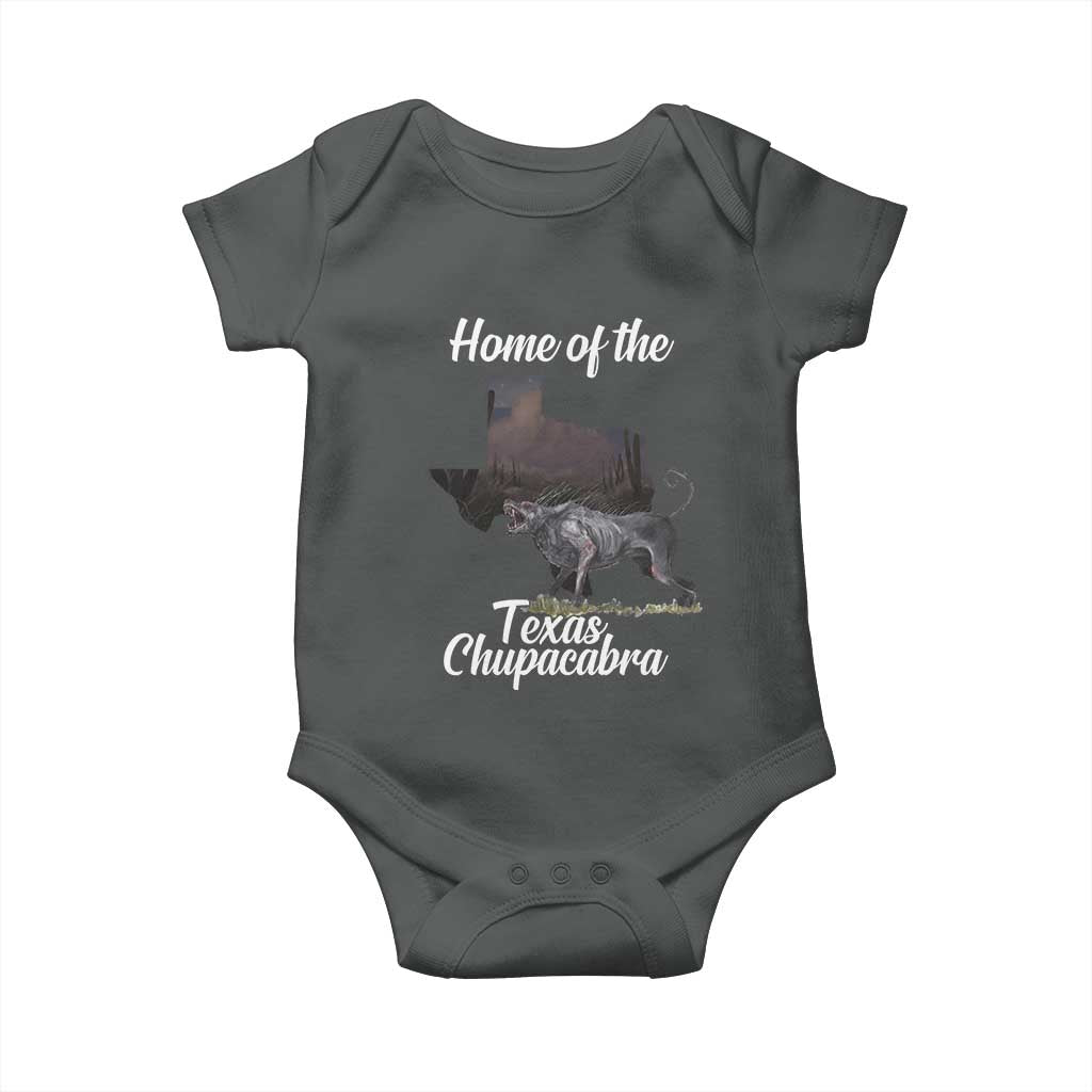 Chupacabra Baby Onesie Home Of The Texas Gothic Folklore Gift - Wonder Print Shop