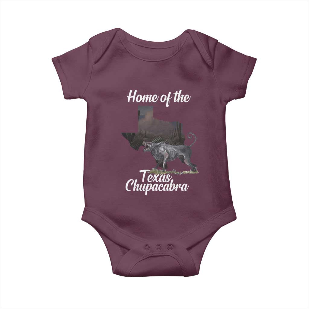 Chupacabra Baby Onesie Home Of The Texas Gothic Folklore Gift - Wonder Print Shop
