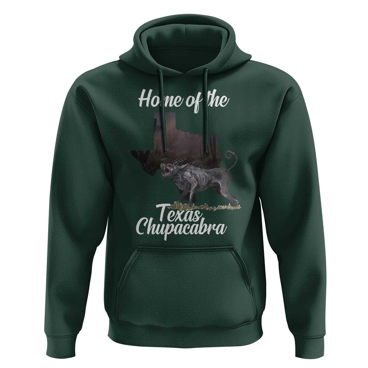 Chupacabra Hoodie Home Of The Texas Gothic Folklore Gift - Wonder Print Shop