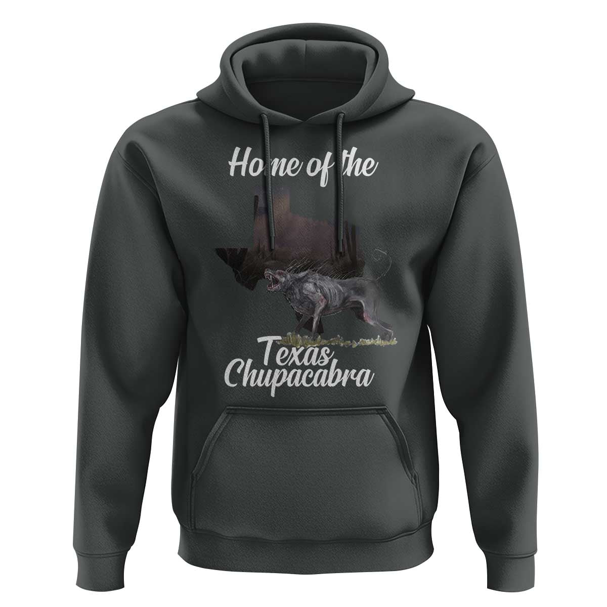 Chupacabra Hoodie Home Of The Texas Gothic Folklore Gift - Wonder Print Shop