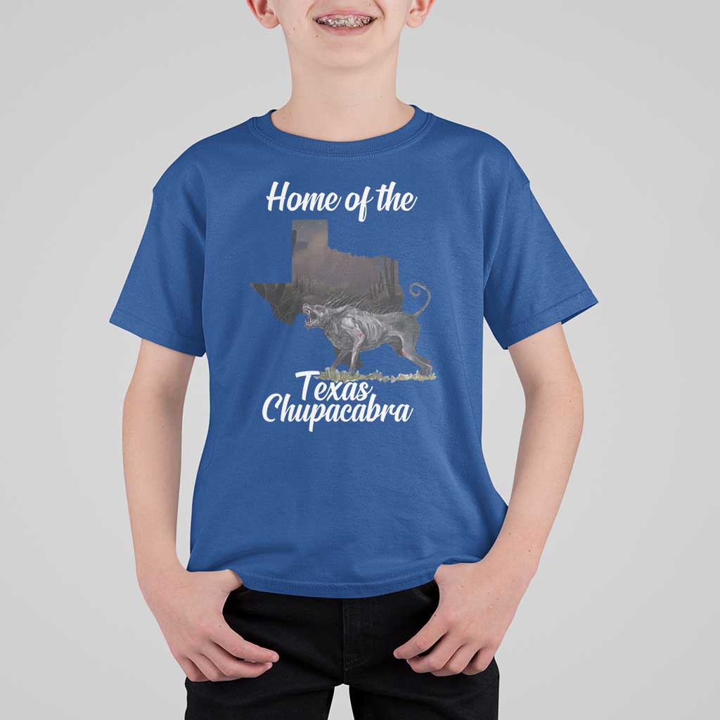 Chupacabra T Shirt For Kid Home Of The Texas Gothic Folklore Gift - Wonder Print Shop
