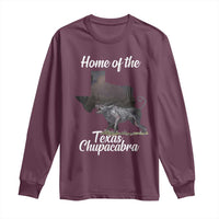 Chupacabra Long Sleeve Shirt Home Of The Texas Gothic Folklore Gift - Wonder Print Shop