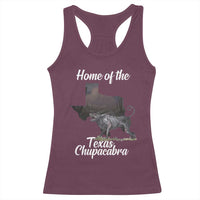 Chupacabra Racerback Tank Top Home Of The Texas Gothic Folklore Gift - Wonder Print Shop