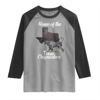 Chupacabra Raglan Shirt Home Of The Texas Gothic Folklore Gift - Wonder Print Shop