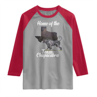 Chupacabra Raglan Shirt Home Of The Texas Gothic Folklore Gift - Wonder Print Shop