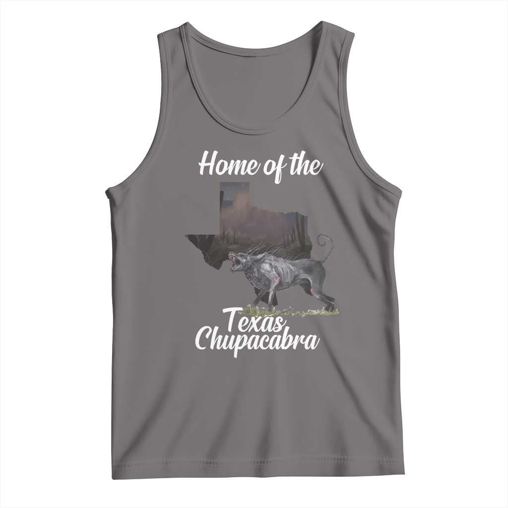 Chupacabra Tank Top Home Of The Texas Gothic Folklore Gift - Wonder Print Shop