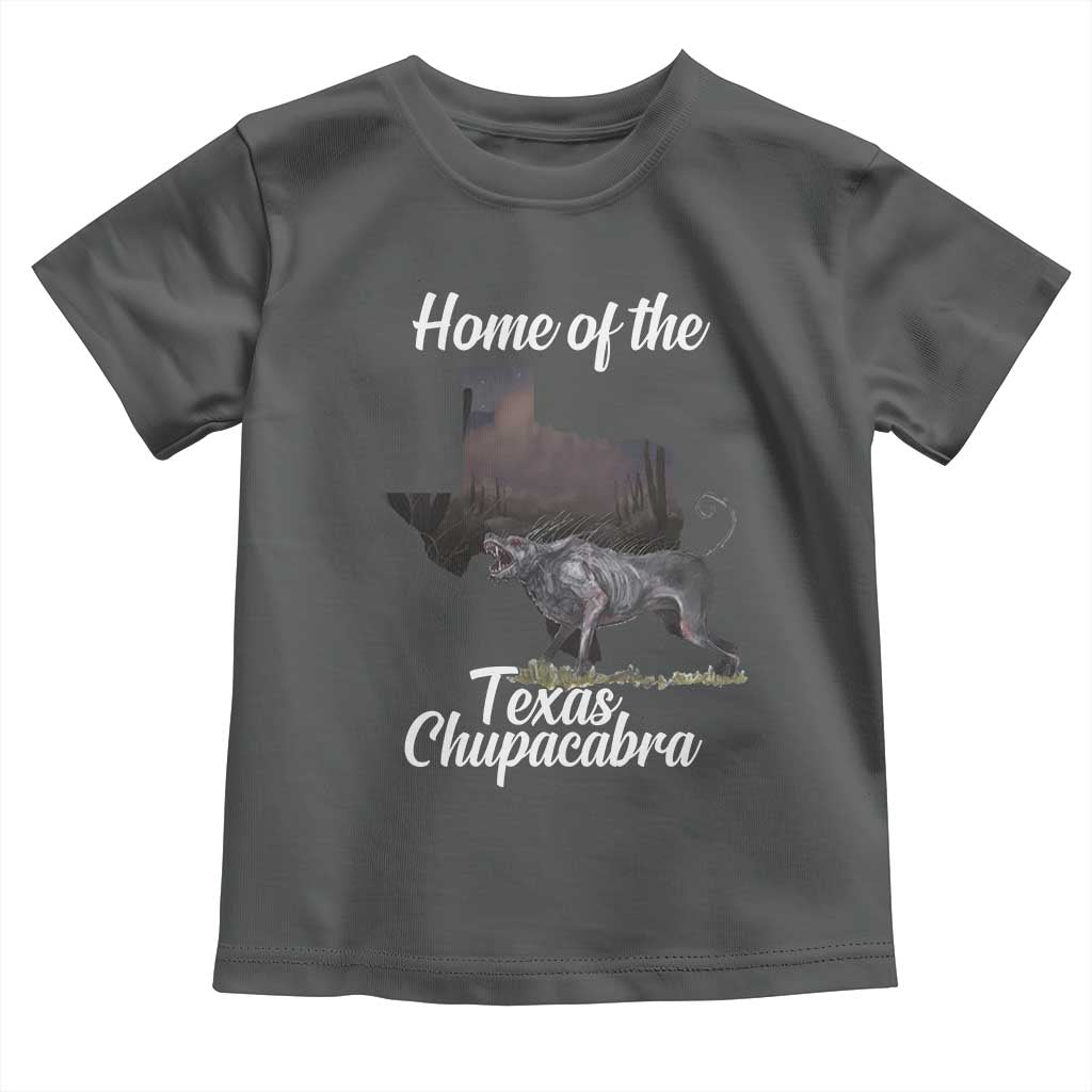 Chupacabra Toddler T Shirt Home Of The Texas Gothic Folklore Gift - Wonder Print Shop