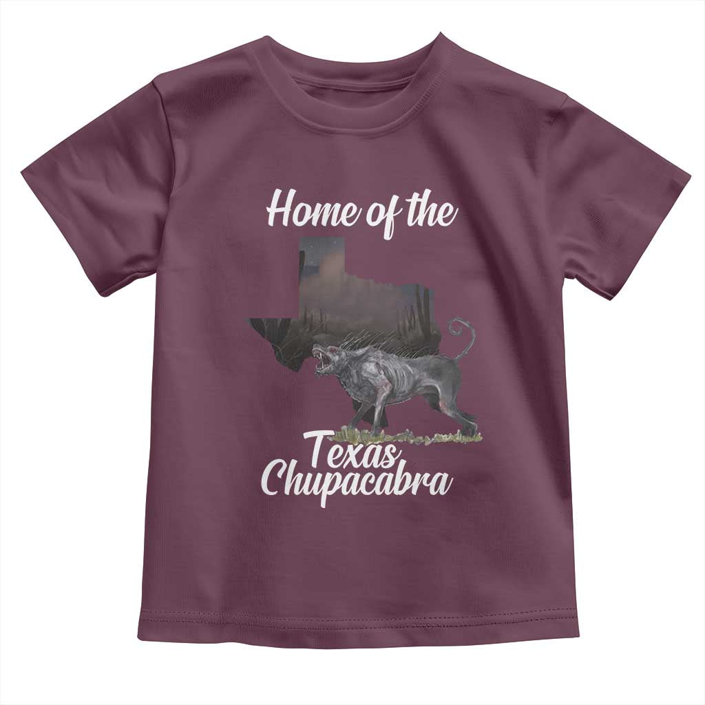 Chupacabra Toddler T Shirt Home Of The Texas Gothic Folklore Gift - Wonder Print Shop