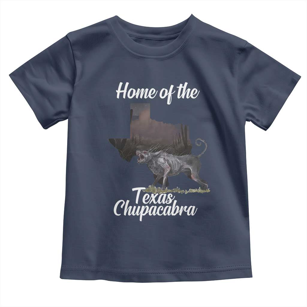 Chupacabra Toddler T Shirt Home Of The Texas Gothic Folklore Gift - Wonder Print Shop