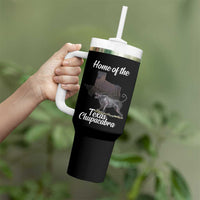 Chupacabra Tumbler With Handle Home Of The Texas Gothic Folklore Gift