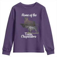 Chupacabra Youth Sweatshirt Home Of The Texas Gothic Folklore Gift - Wonder Print Shop