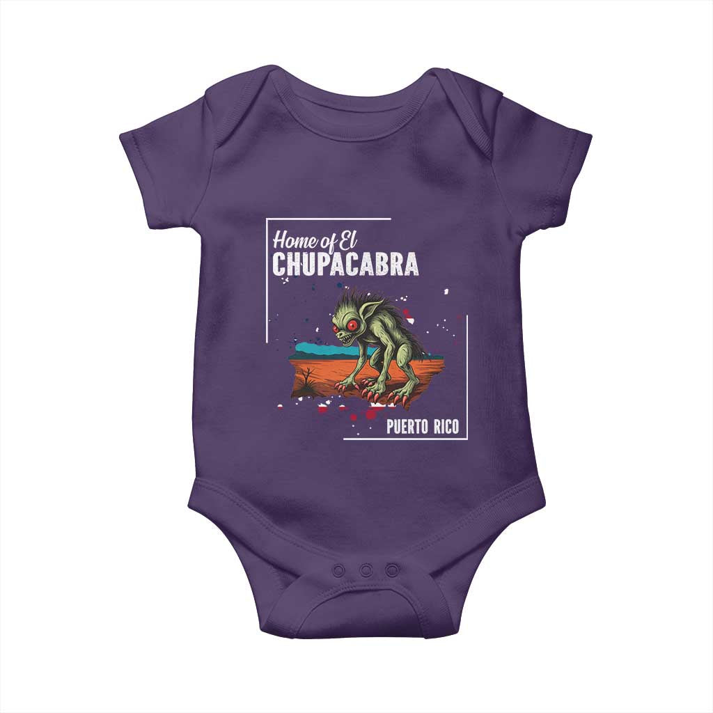 Chupacabra Baby Onesie Home Of Puerto Rico Mystery Urban Legend Gift - Wonder Print Shop
