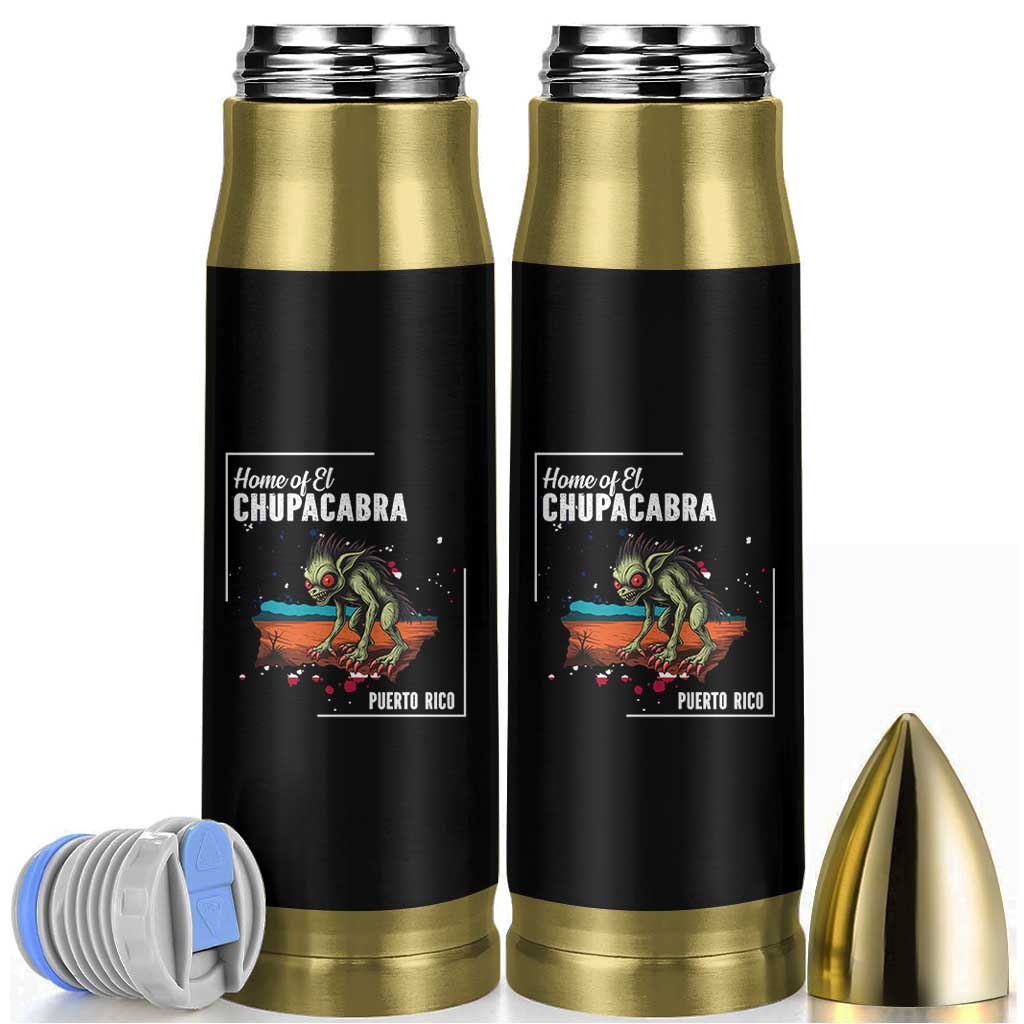 Chupacabra Bullet Tumbler Home Of Puerto Rico Mystery Urban Legend Gift