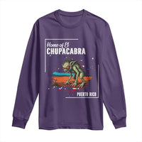 Chupacabra Long Sleeve Shirt Home Of Puerto Rico Mystery Urban Legend Gift - Wonder Print Shop