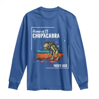 Chupacabra Long Sleeve Shirt Home Of Puerto Rico Mystery Urban Legend Gift - Wonder Print Shop