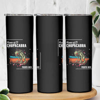 Chupacabra Skinny Tumbler Home Of Puerto Rico Mystery Urban Legend Gift