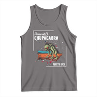 Chupacabra Tank Top Home Of Puerto Rico Mystery Urban Legend Gift - Wonder Print Shop