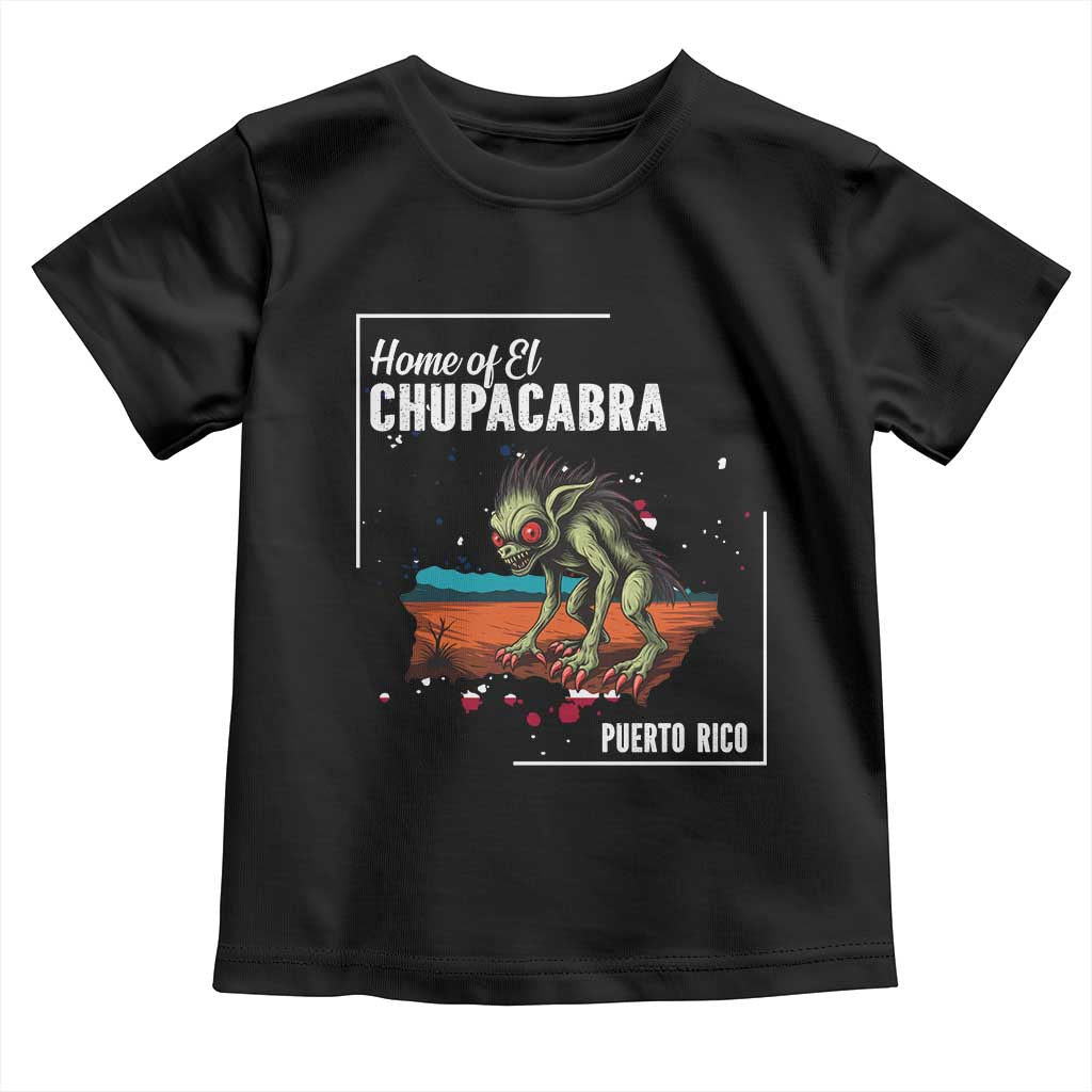 Chupacabra Toddler T Shirt Home Of Puerto Rico Mystery Urban Legend Gift - Wonder Print Shop