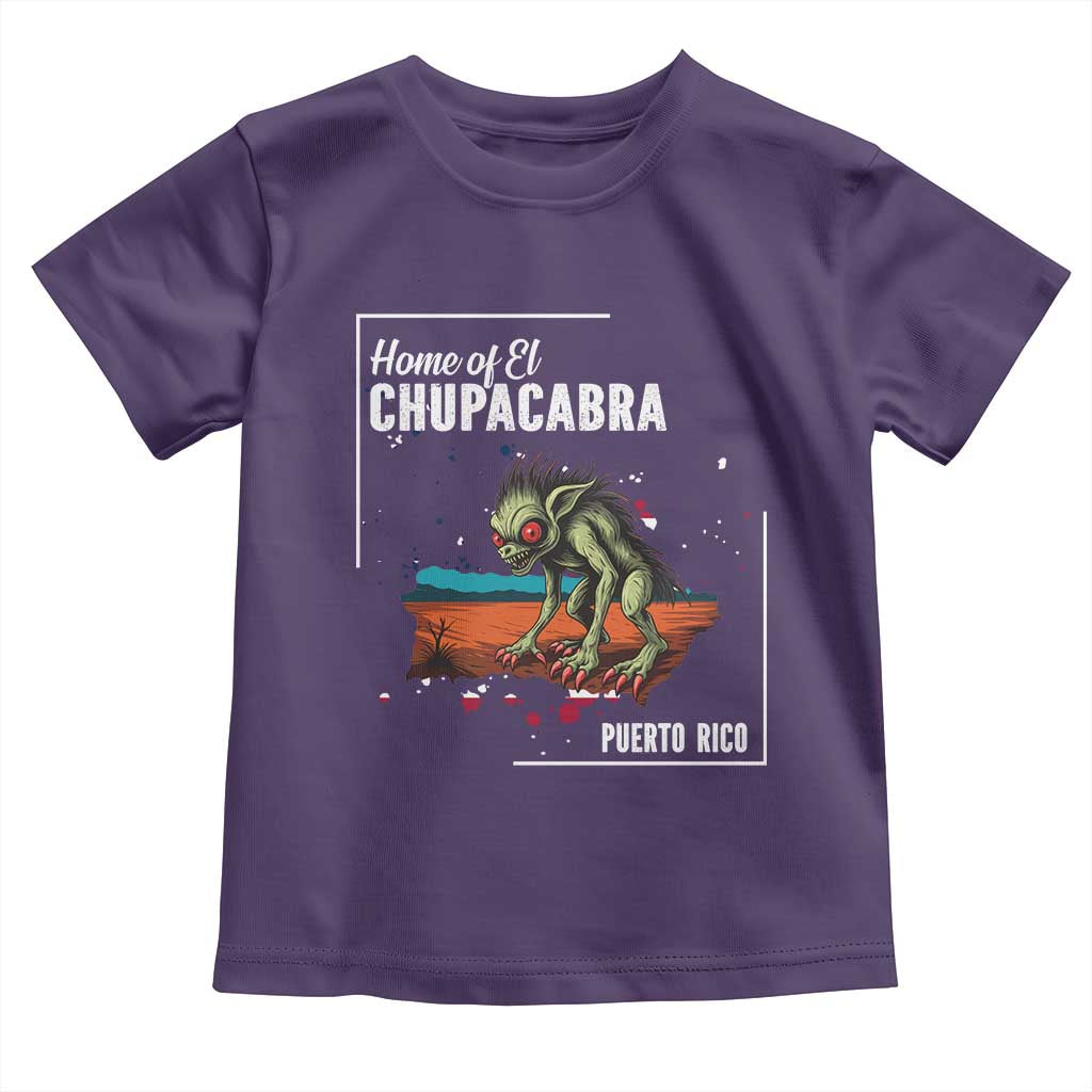 Chupacabra Toddler T Shirt Home Of Puerto Rico Mystery Urban Legend Gift - Wonder Print Shop