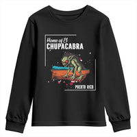 Chupacabra Youth Sweatshirt Home Of Puerto Rico Mystery Urban Legend Gift - Wonder Print Shop