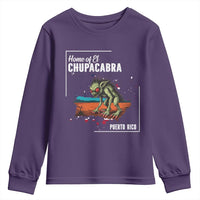 Chupacabra Youth Sweatshirt Home Of Puerto Rico Mystery Urban Legend Gift - Wonder Print Shop