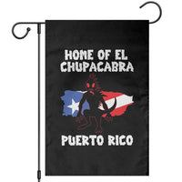 Chupacabra Garden Flag Home Of Puerto Rico Legend Gothic Horror Gift - Wonder Print Shop
