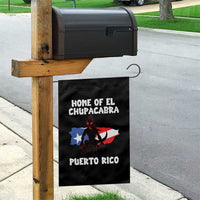 Chupacabra Garden Flag Home Of Puerto Rico Legend Gothic Horror Gift - Wonder Print Shop