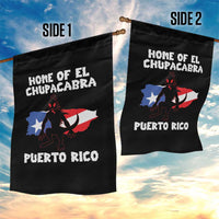Chupacabra Garden Flag Home Of Puerto Rico Legend Gothic Horror Gift - Wonder Print Shop