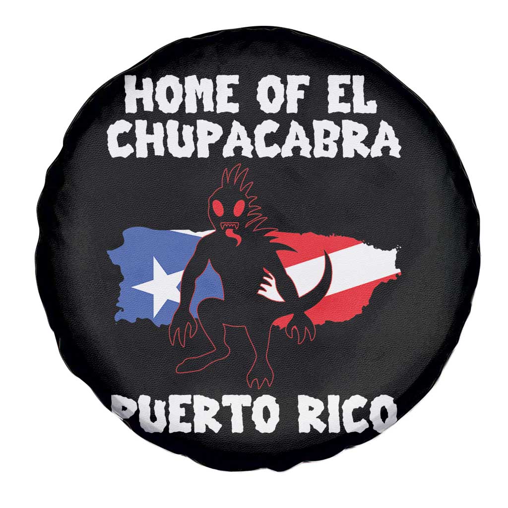 Chupacabra Spare Tire Cover Home Of Puerto Rico Legend Gothic Horror Gift - Wonder Print Shop