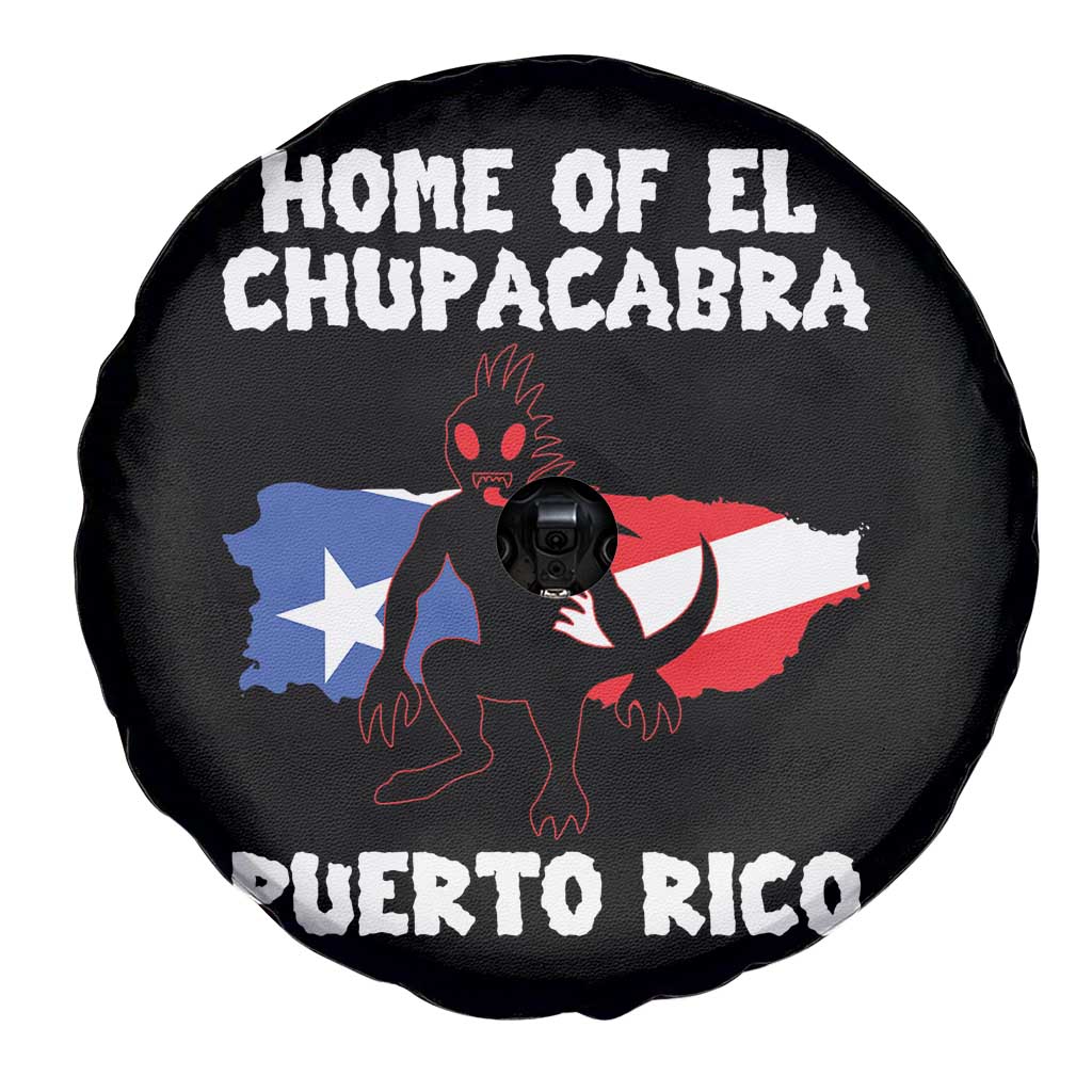 Chupacabra Spare Tire Cover Home Of Puerto Rico Legend Gothic Horror Gift - Wonder Print Shop