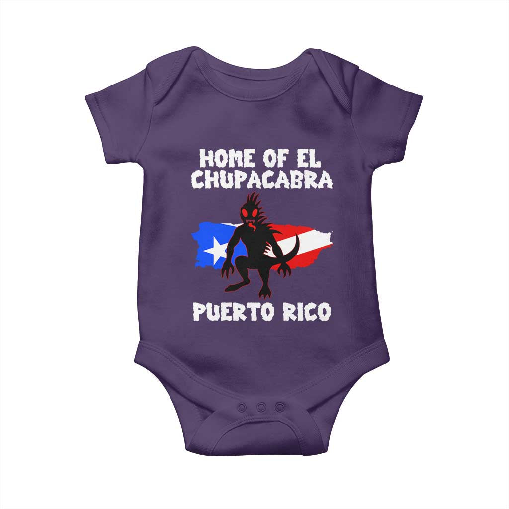 Chupacabra Baby Onesie Home Of Puerto Rico Legend Gothic Horror Gift - Wonder Print Shop