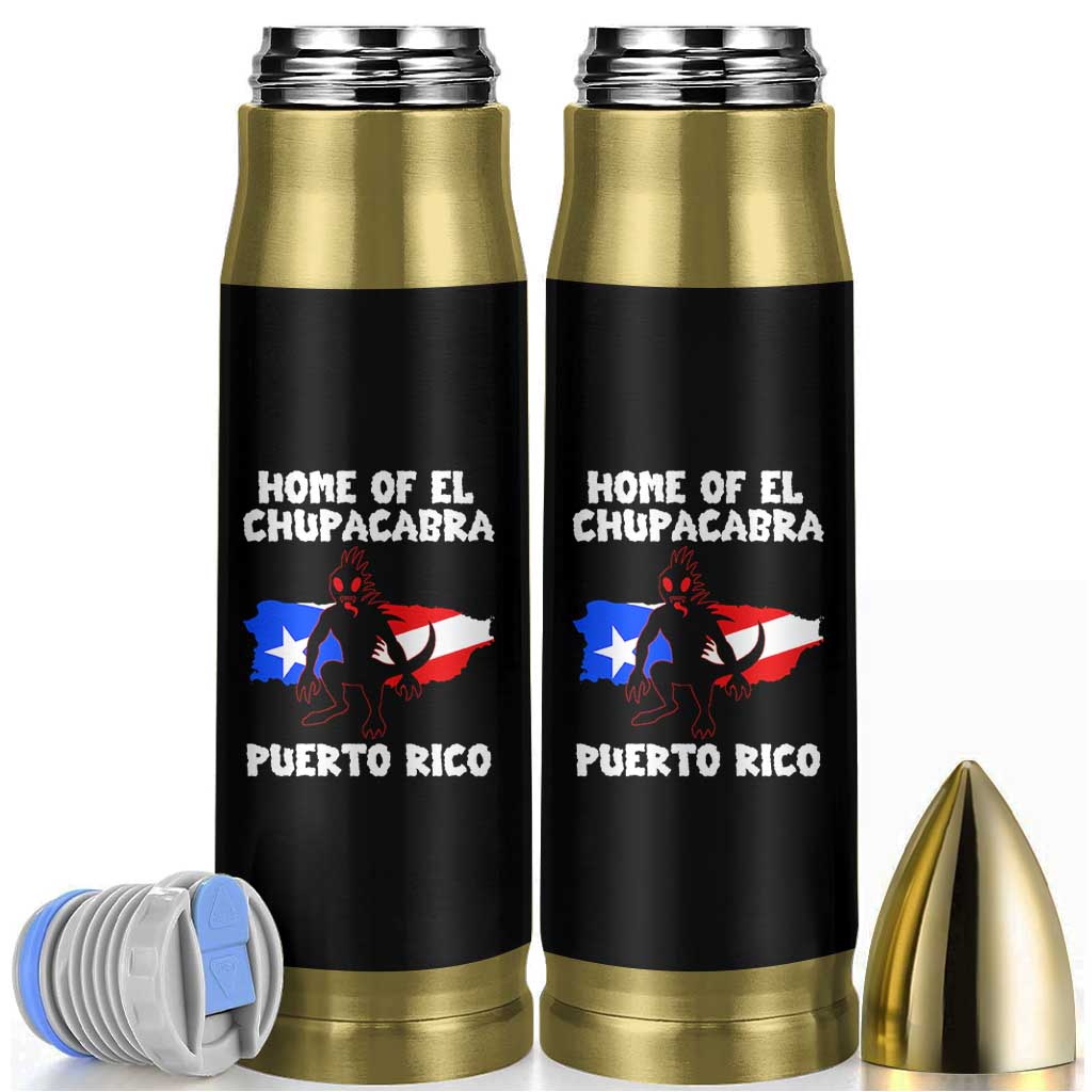 Chupacabra Bullet Tumbler Home Of Puerto Rico Legend Gothic Horror Gift