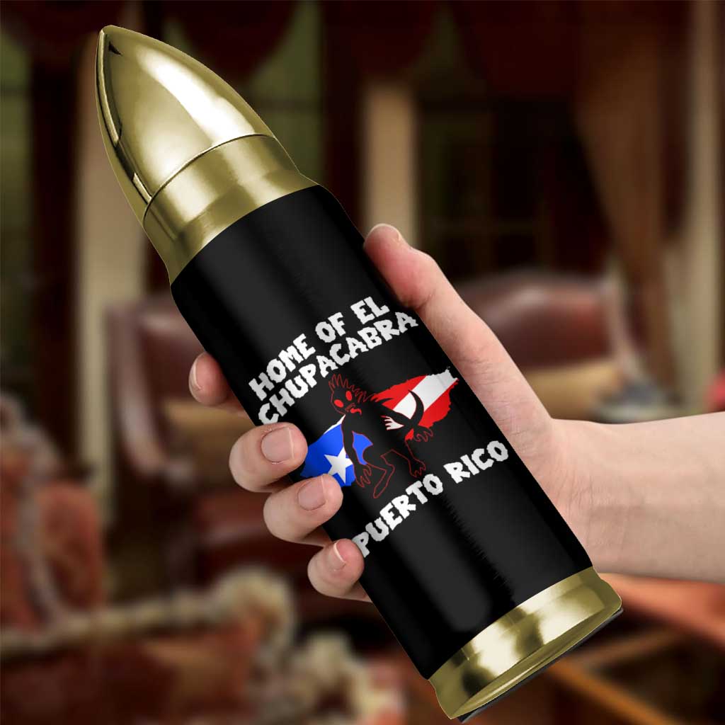 Chupacabra Bullet Tumbler Home Of Puerto Rico Legend Gothic Horror Gift