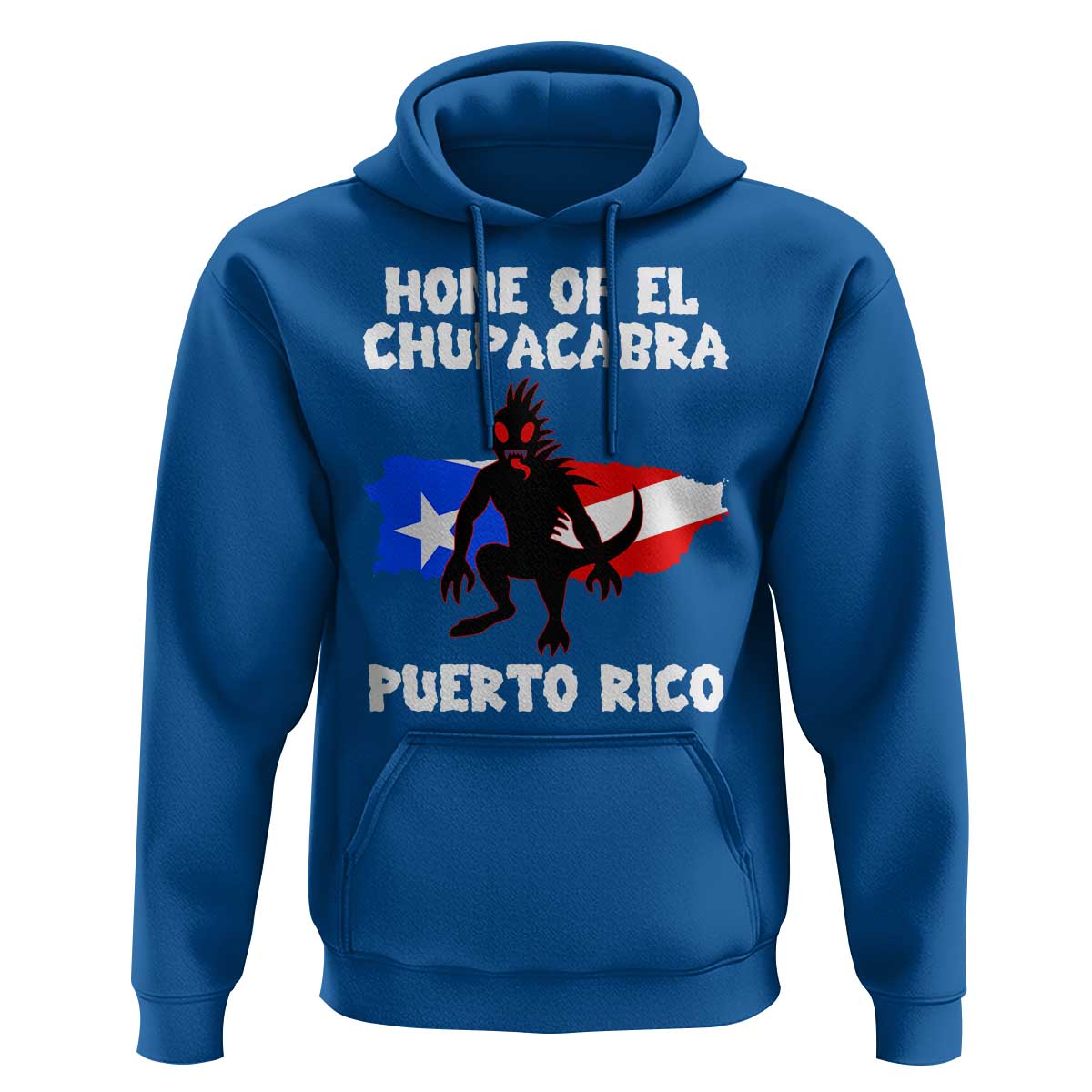 Chupacabra Hoodie Home Of Puerto Rico Legend Gothic Horror Gift - Wonder Print Shop