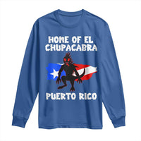 Chupacabra Long Sleeve Shirt Home Of Puerto Rico Legend Gothic Horror Gift - Wonder Print Shop