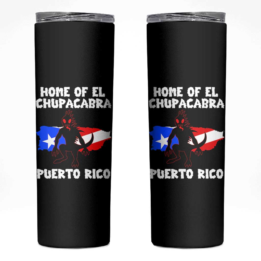 Chupacabra Skinny Tumbler Home Of Puerto Rico Legend Gothic Horror Gift