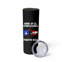 Chupacabra Skinny Tumbler Home Of Puerto Rico Legend Gothic Horror Gift