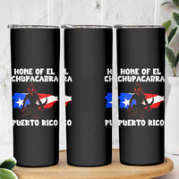Chupacabra Skinny Tumbler Home Of Puerto Rico Legend Gothic Horror Gift