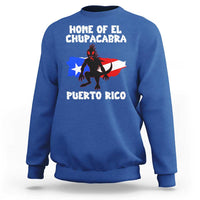 Chupacabra Sweatshirt Home Of Puerto Rico Legend Gothic Horror Gift - Wonder Print Shop