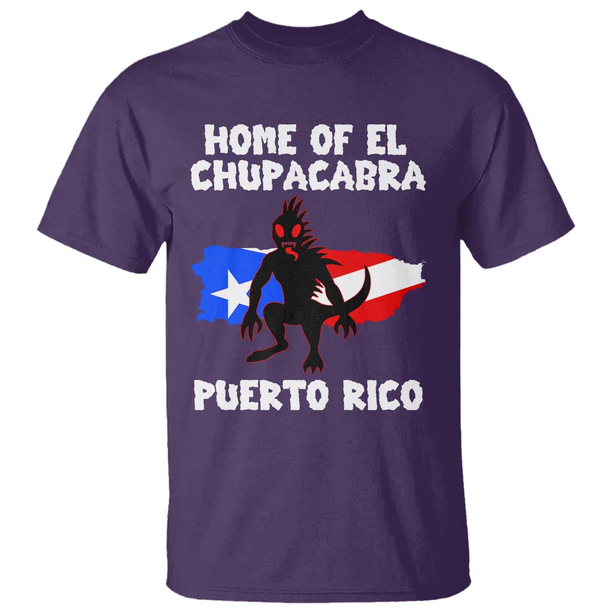 Chupacabra T Shirt Home Of Puerto Rico Legend Gothic Horror Gift - Wonder Print Shop