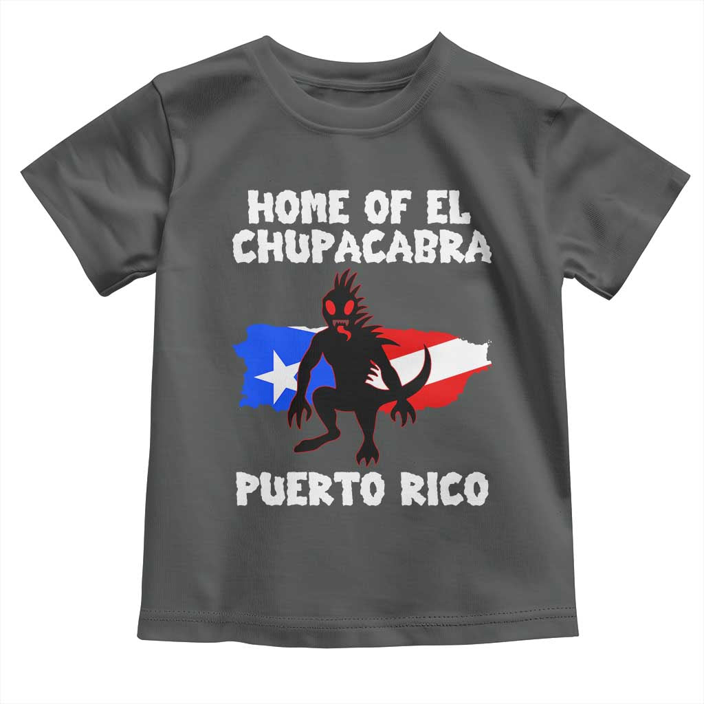 Chupacabra Toddler T Shirt Home Of Puerto Rico Legend Gothic Horror Gift - Wonder Print Shop