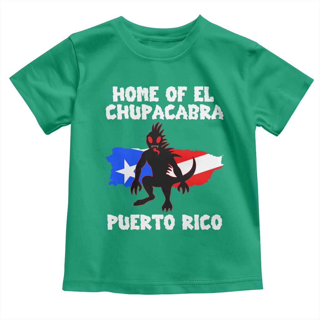 Chupacabra Toddler T Shirt Home Of Puerto Rico Legend Gothic Horror Gift - Wonder Print Shop